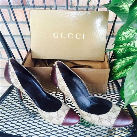 gucci heels used|Gucci heels size 10.